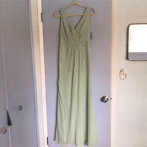 David’s Bridal Meadow bridesmaid gown